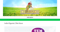 Desktop Screenshot of indiogigante.com.br